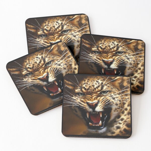 Artikelvorschau, Leopard (4) Wildkatze entworfen und verkauft von CrankyOldDude.