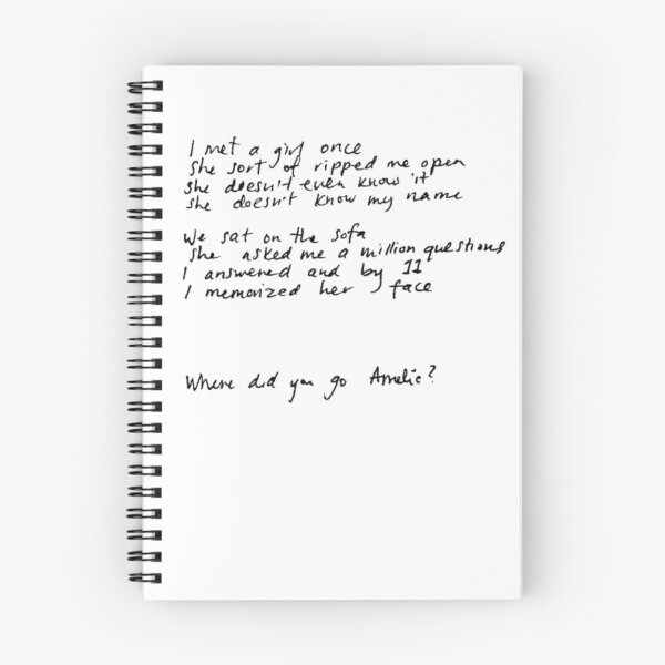 Item preview, gracie amelie handwriting note designed and sold by aixaazulp.