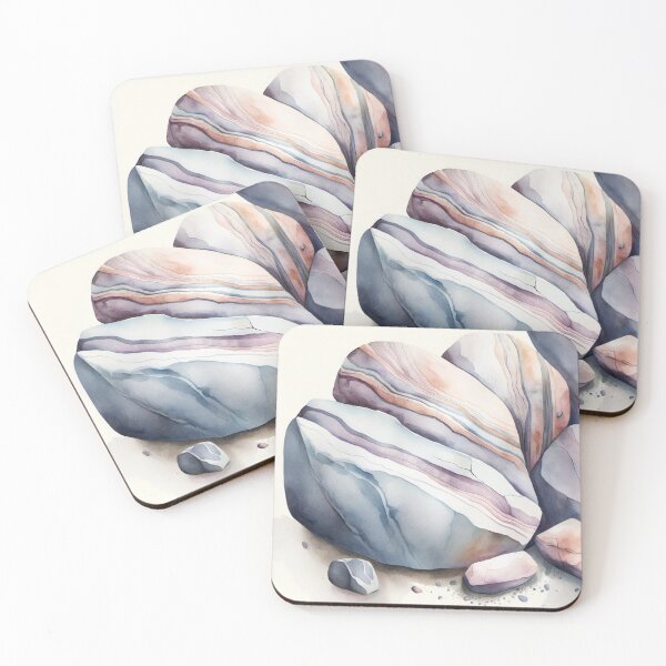 Item preview, Rocks in Watercolor designed and sold by shokA Design.