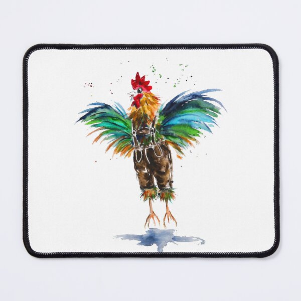 Item preview, Rooster flying 10CP4040 designed and sold by CorneliaPilz.