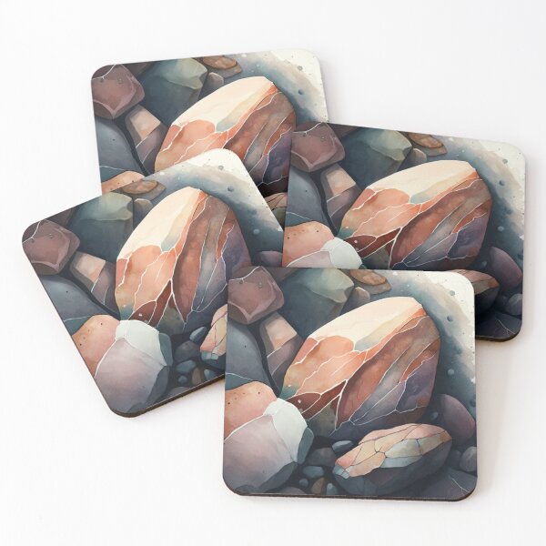 Item preview, Rocks in Watercolor designed and sold by shokA Design.