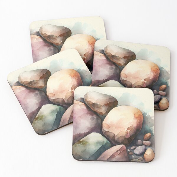 Item preview, Rocks in Watercolor designed and sold by shokA Design.