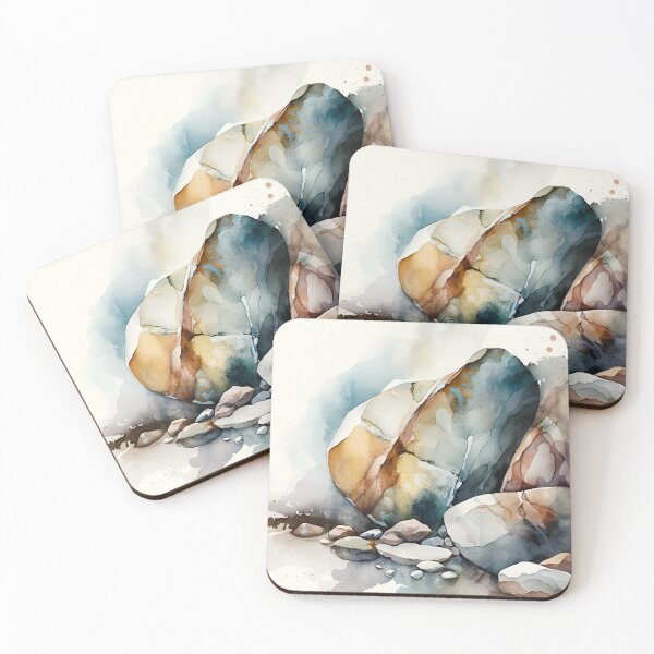 Item preview, Rocks in Watercolor designed and sold by shokA Design.