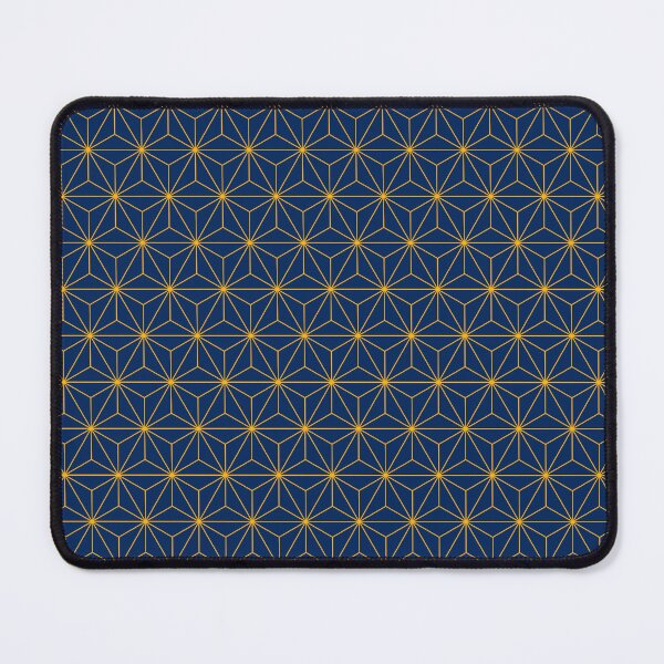Item preview, Golden blue asanoha triangle pattern designed and sold by adriiicase.