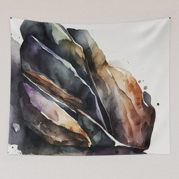 Item preview, Rocks in Watercolor designed and sold by shokA Design.