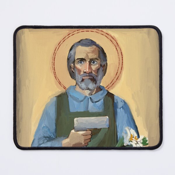 Item preview, SAINT JOSEPH THE WORKER designed and sold by HappyRandomArt.