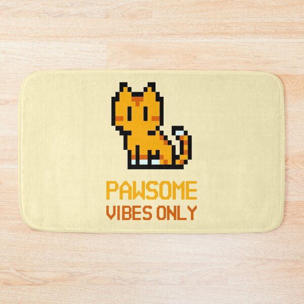 Item preview, Pawsome vibes only 8-bit designed and sold by rdxart.