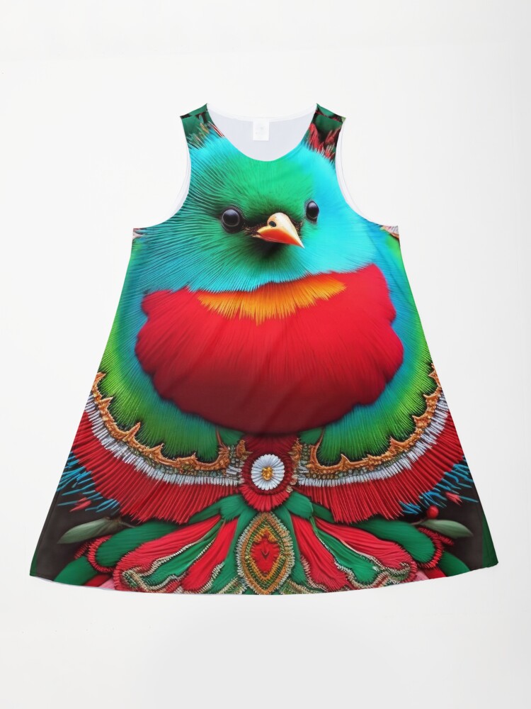 Guatemalan Quetzal The National bird of Guatemala Luxure design" A-Line  Dress for Sale by Tio-Tecun | Redbubble