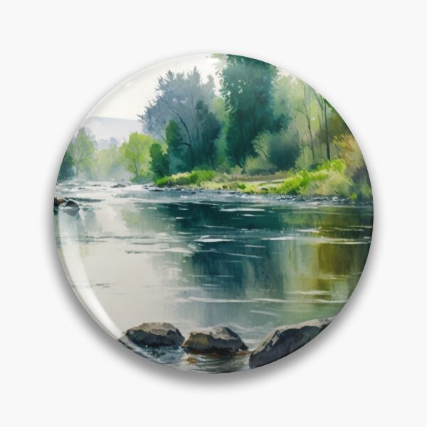 Item preview, forest watercolor designed and sold by shokA Design.