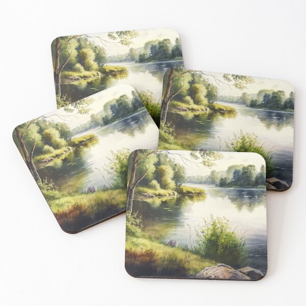 Item preview, forest watercolor designed and sold by shokA Design.