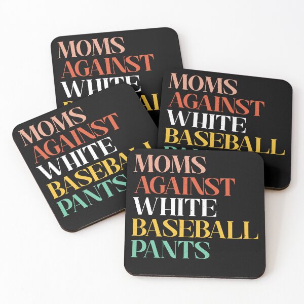 Item preview, MOM AGAINST WHITE BASEBALL PANTS designed and sold by nimsart1.