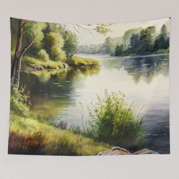 Item preview, forest watercolor designed and sold by shokA Design.