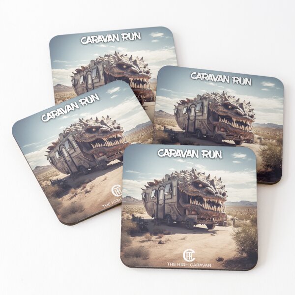 Item preview, THC - "CARAVAN RUN" (T-REX VAN) Single Merch designed and sold by highprodz.