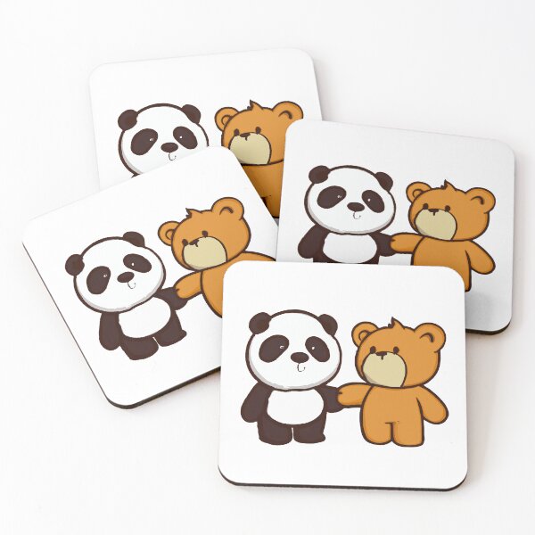Item preview, Bear and Panda Friendship designed and sold by spyduckz.