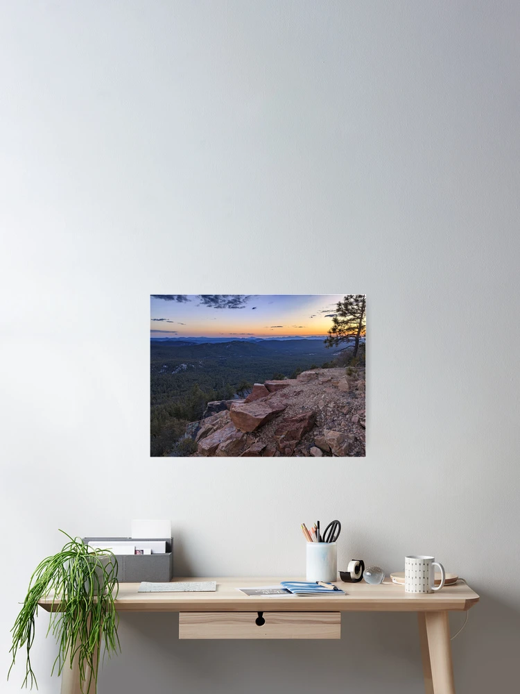 Thumbnail 2 of 3, Poster, Canyon Rim Sunset designed and sold by Ryan Stephens.
