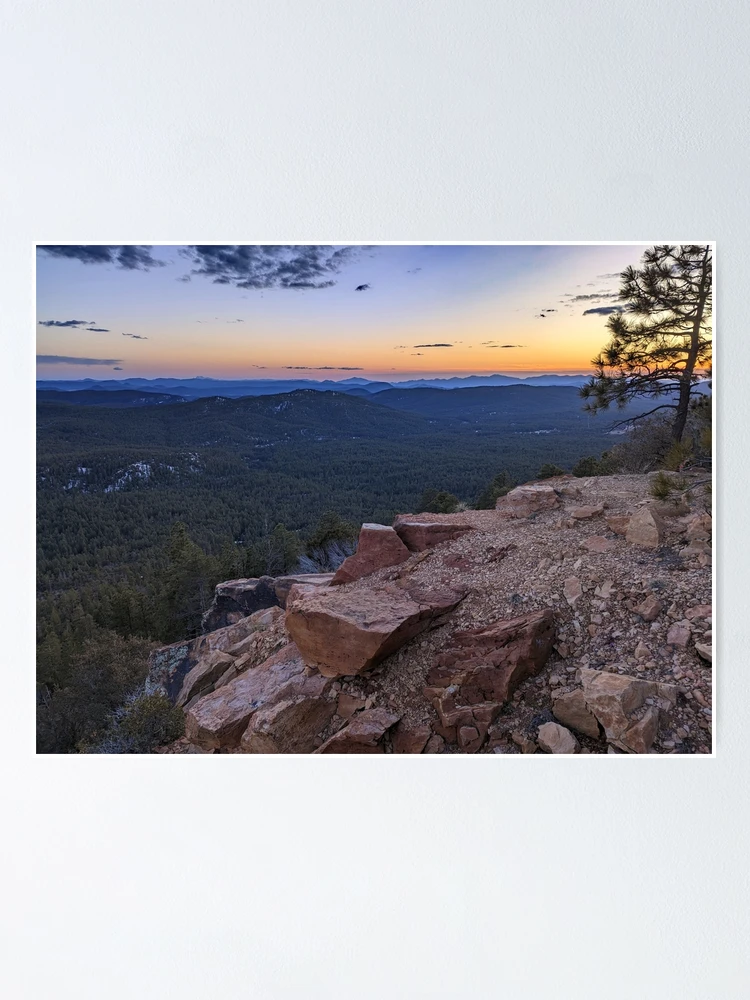 Thumbnail 1 of 3, Poster, Canyon Rim Sunset designed and sold by Ryan Stephens.