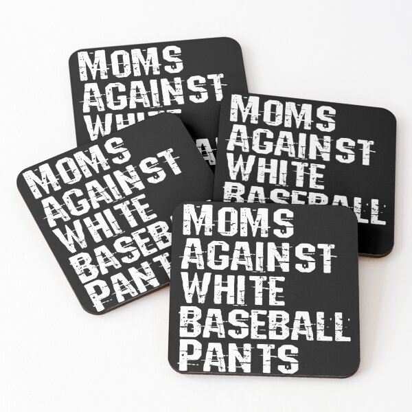 Item preview, MOM AGAINST WHITE BASEBALL PANTS designed and sold by nimsart1.