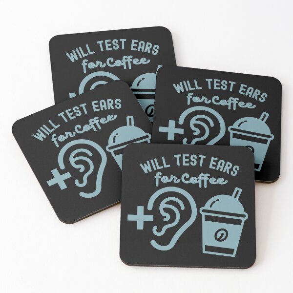 Item preview, Will Test Ears for Coffee, Audiology Student Aesthetic, Audiology Office designed and sold by Moedex.