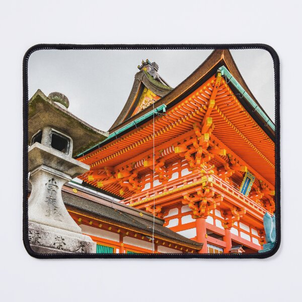 Item preview, The two-storied Romon gate at Fushimi Inari-Taisha, Kyoto designed and sold by Lyl Dil Creations.