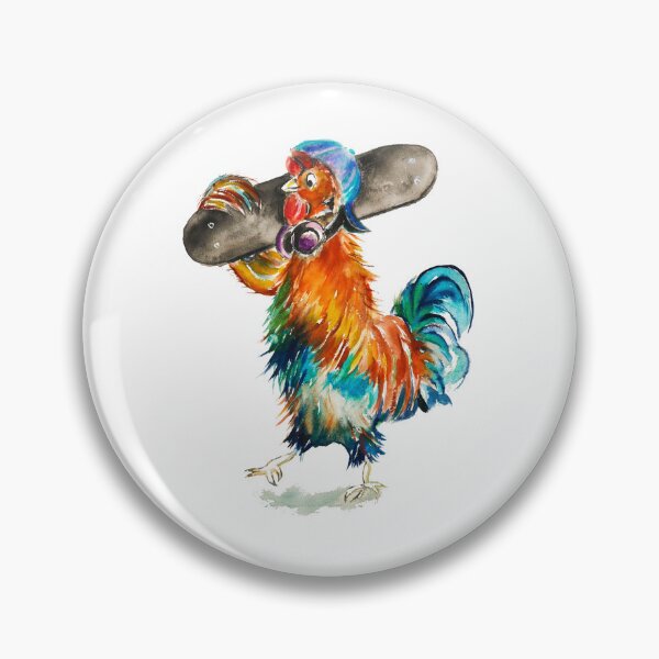 Item preview, Rooster Skateboard 10CP4050 designed and sold by CorneliaPilz.