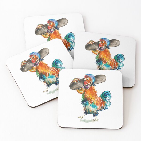 Item preview, Rooster Skateboard 10CP4050 designed and sold by CorneliaPilz.