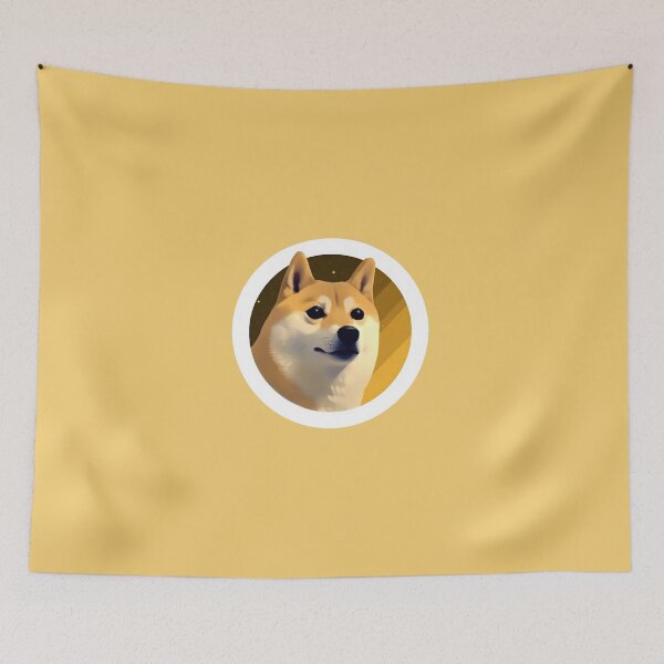 Item preview, Dogecoin To The Moon - HODL Crypto Currency Meme Merchandise designed and sold by TrendyArtInk.
