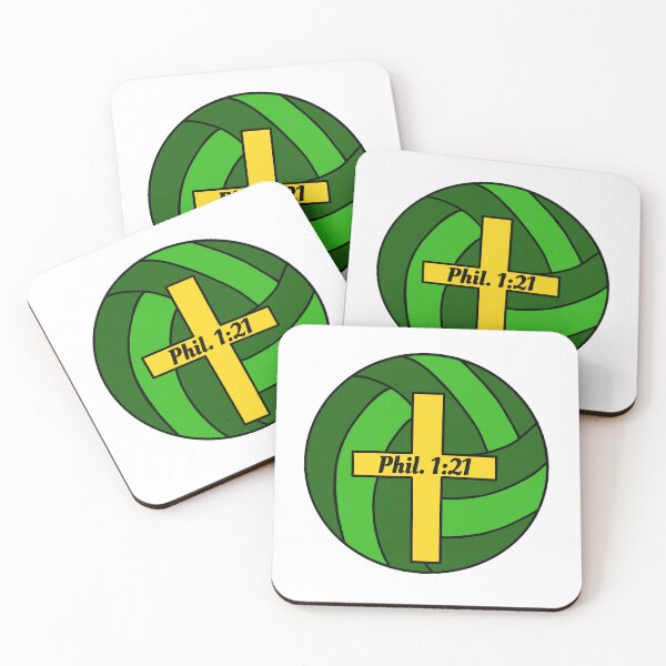 Artikelvorschau, (Grün) Ein einfacher christlicher Volleyball entworfen und verkauft von Dkdesign41.
