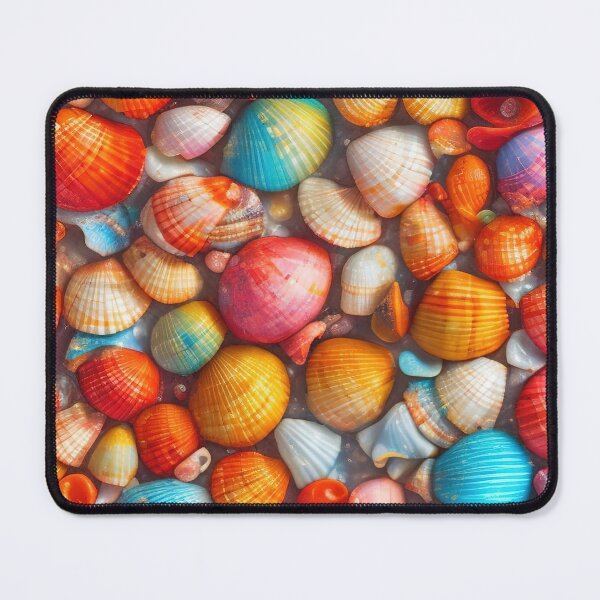 Item preview, Colorful Shells Pattern designed and sold by Saltys-Shop.