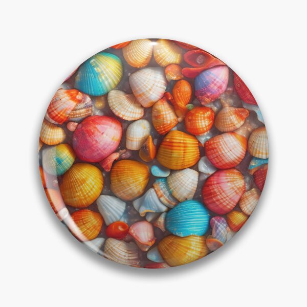 Item preview, Colorful Shells Pattern designed and sold by Saltys-Shop.