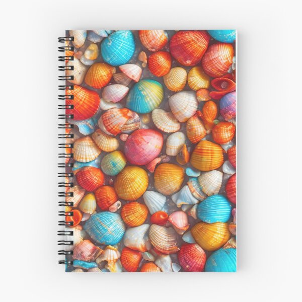 Item preview, Colorful Shells Pattern designed and sold by Saltys-Shop.