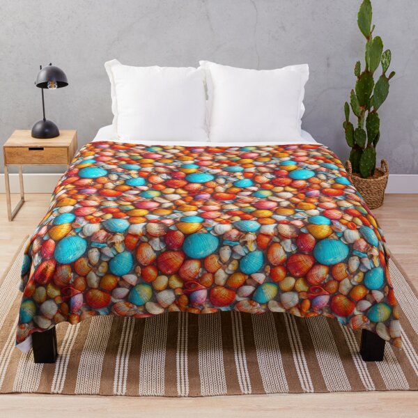 Item preview, Colorful Shells Pattern designed and sold by Saltys-Shop.