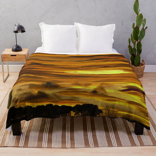 Item preview, Deep sunset with tree silhouettes. Image made only using lines. designed and sold by janesg.