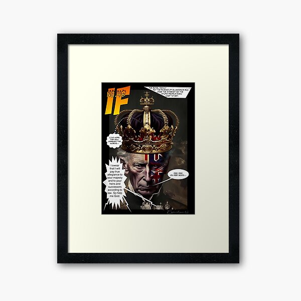 IF no 4b the Ascension Issue by iServalan at Tale Teller Club pop art poster Framed Art Print