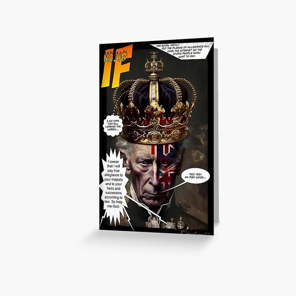 IF no 4b the Ascension Issue by iServalan at Tale Teller Club pop art poster Greeting Card