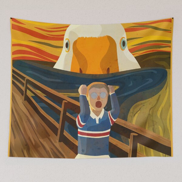 Item preview, Goose Meme | The Honk | The Scream Parody designed and sold by Any Color Designs.