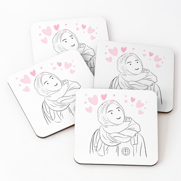 Item preview, \The Lonely and Great God the girl with a scarf &  pink love background designed and sold by paintingtour.