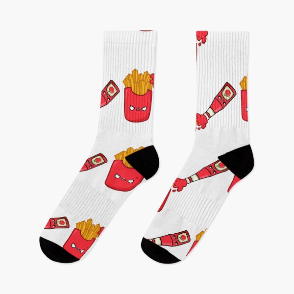 Item preview, Cute Cartoon French Fries || Cute Ketchup || Kawai designed and sold by cookingwithten.