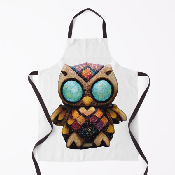 Item preview, Cute Patchwork Owl - Brown designed and sold by LeahTT.