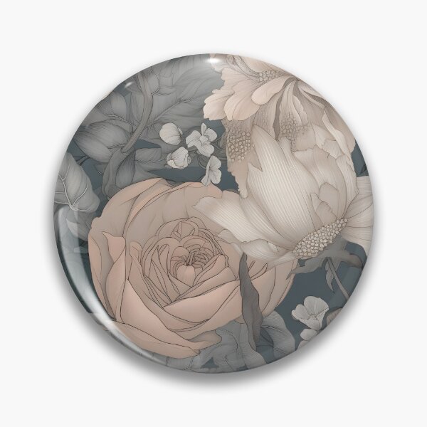 Item preview, Aesthetic Peony and Blossom floral seamless pattern designed and sold by SeamlessGuru.