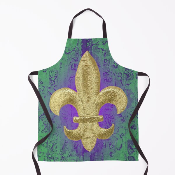 Item preview, Mardi Gras Fleur De Lis , Purple Green Gold designed and sold by artenvironments.