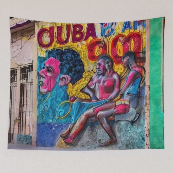 Item preview, Cuban Street Scene designed and sold by cfbennettmedia.