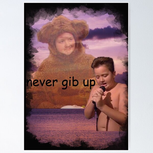 Artikel-Vorschau von Gib Gibby niemals auf, designt und verkauft von InMyMentalEra.