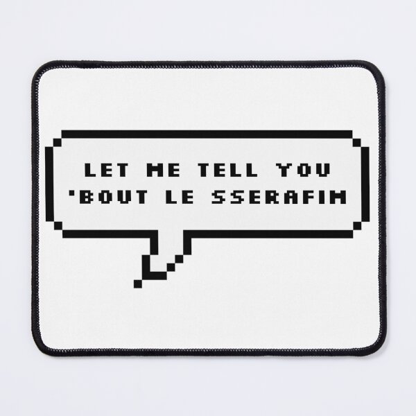 Item preview, LE SSERAFIM Unforgiven Kazuha Speech Bubble designed and sold by xiaotingfae.