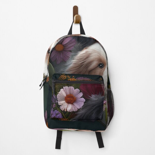 Artikelvorschau, Glückliche süße Welpen und Blumen mit Liebe von Brandon Cable entworfen und verkauft von BrandonArtWorld.