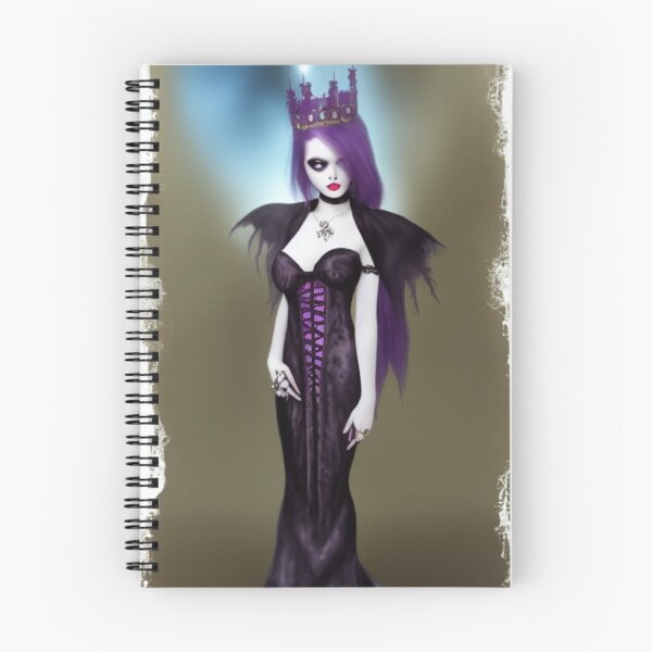 Item preview,  Goth queen designed and sold by Wicca and mythical creatures .