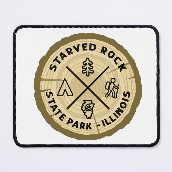 Item preview, Starved Rock State Park Illinois Log Slice designed and sold by VanyaKar.