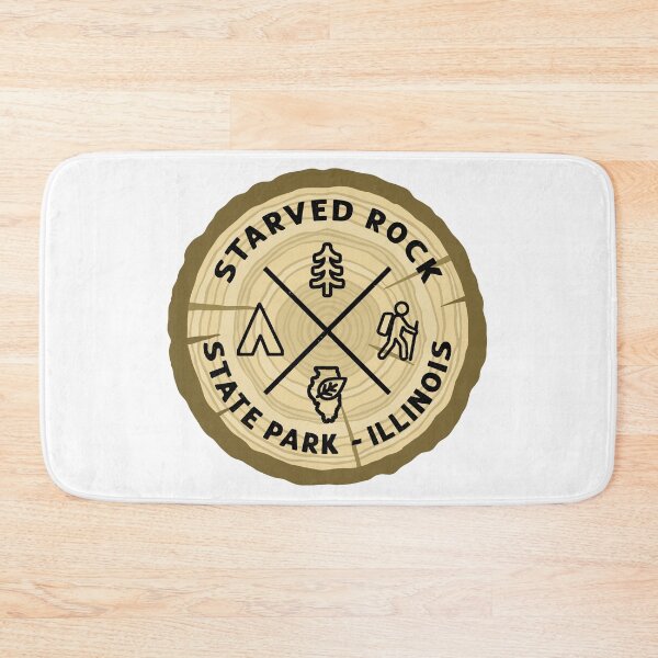 Item preview, Starved Rock State Park Illinois Log Slice designed and sold by VanyaKar.
