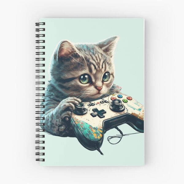 Artikelvorschau, Katze und Controller entworfen und verkauft von Blueblock.