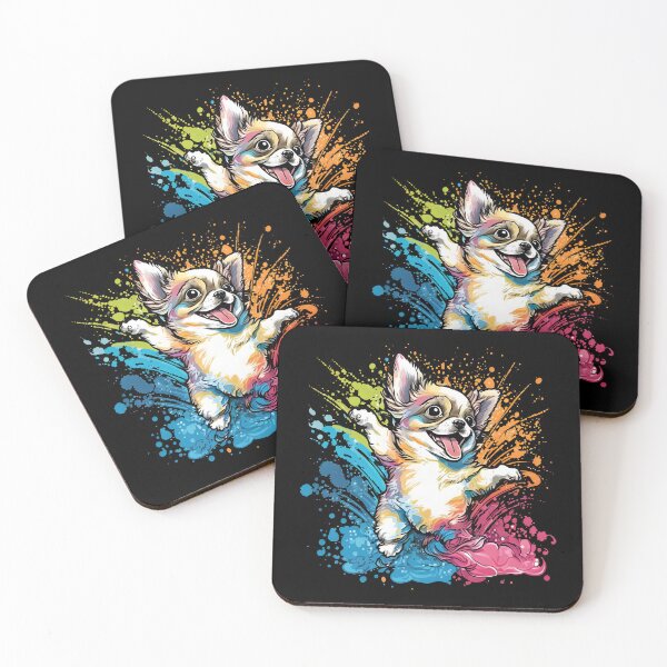 Item preview, Colorful Kawaii Dancing Chihuahua designed and sold by Leonardo Palumbo.