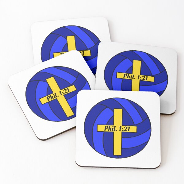 Artikelvorschau, (Blau) Ein einfacher christlicher Volleyball entworfen und verkauft von Dkdesign41.